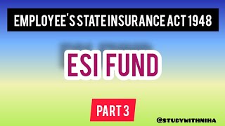 ESI FUND  Employees State Insurance Act labourlaw constitution administrativelaw bankinglaw [upl. by Jew952]