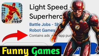 I Try Funny Games 😂 for THE FLASH on PlayStore 😁 [upl. by Wagner557]