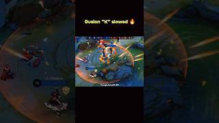 The way “K” moves 🔥 mobilelegends gusionplays mlbb gusionhighlights shortvideos choou [upl. by Desta]