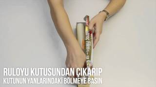 Streç film nasıl doğru şekilde kullanılır I Kendin Yap I DIY [upl. by Ruthy283]