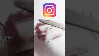 Instagram logo colourmixing paintmixing asmr satisfying [upl. by Ellehcin726]