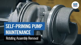 SelfPriming Pump Maintenance  Rotating Assembly Removal [upl. by Philipson]