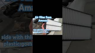 How to open hood and change air filter 2019 Honda Pilot at home hondapilot honda airfilter [upl. by Akselav]