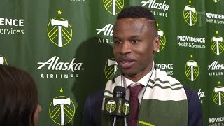 2017 MLS SuperDraft  Jeremy Ebobisse talks about his exciting day [upl. by Omolhs]