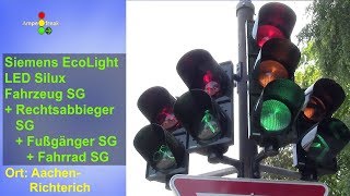 Siemens EcoLight Fahrzeug SG  Rechtsabbieger SG  Fußgänger SG  Fahrrad SG Update 2018 [upl. by Stacia]