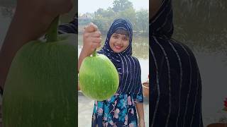 Muslim girl cooking vorta recipe লাউয়ের খোসা ভর্তা recipe cooking vorta [upl. by Cosetta]