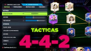 👉¡TACTICAS FIFA 22 442 y 4222 FORMACIONES DESPUÉS del ÚLTIMO PARCHE en FIFA 22🚀 LAS MEJORES [upl. by Hnahym]