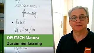 Deutsch Einleitung für eine Zusammenfassung schreiben [upl. by Frodeen]