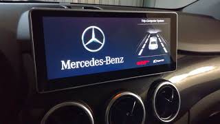 Monitor 1025 android Mercedes classe B W246 upgrade Italiano by Carlife [upl. by Hitt]