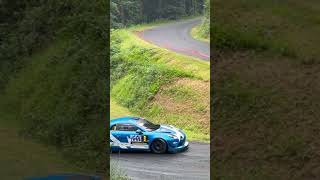 Rally du rouergue 2024 shakedown car sportscar rally rally car fyp shorts [upl. by Ailime786]