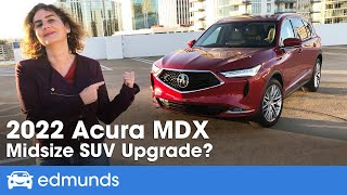 2022 Acura MDX Review  Acuras Luxury SUV Gets a Redesign  Price Interior MPG amp More [upl. by Llertram]