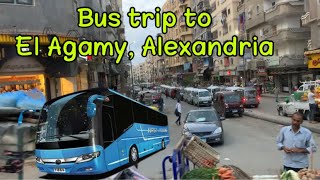 Al Agamy Alexandria Egypt Bus Trip [upl. by Adelaja262]