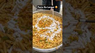 Punjab’s Most Unique Pasta Ka Langar 😱🔥 shorts youtubeshorts streetfood pasta [upl. by Airla]