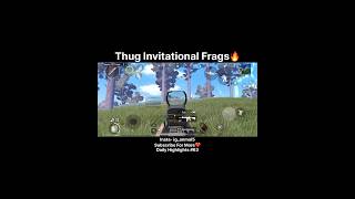 Thug Invitational Frags Day6🔥 7ShoreAnmol  Daily Highlights 63  IGL Frags shorts fyp bgmi [upl. by Islean]