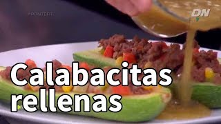 Receta económica de calabacitas rellenas [upl. by Ishii]