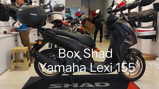 Pemasangan Box Shad Yamaha Lexi 155 [upl. by Nilpik46]