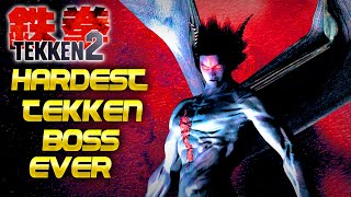 The Hardest Bossfight In Tekken History T2 Arcade Version Kazuya [upl. by Gilletta]