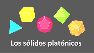 Apprender formas geometricas para niños  los solidos platonicos Dibujo animado en español [upl. by Haisej477]