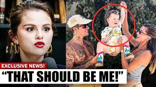 Why Selena Gomez is FURIOUS About Hailey and Justin’s Baby News [upl. by Llenor]