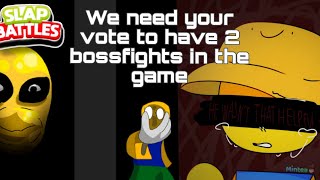 We Need Your VOTE  Slap Battles Roblox [upl. by Natala94]