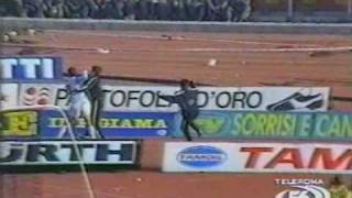 Di Canio sotto la sud derby 1989 [upl. by Anahsek]