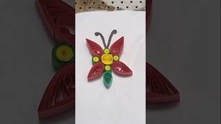 Cute Qualing paper craft ideas for kids shortfeed youtubeshort craft butterfly craft craft [upl. by Bez]