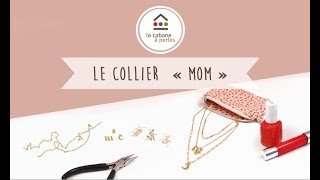 DIY collier  Comment réaliser un superbe collier 3 rangs [upl. by Eimor190]