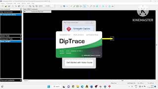 How to create Components and PatternFoot print in Diptrace Component Editor and Pattern Editor [upl. by Dickenson45]