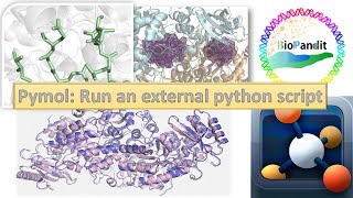 How to run a Python script in Pymol [upl. by Nakre]