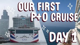 OUR FIRST PampO CRUISE 🚢 IONA DAY 1  Northern Europe City Escape [upl. by Shaeffer]