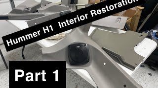 Hummer H1 Interior Restoration Part 1 Project Overview [upl. by Possing445]