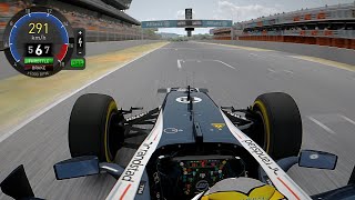 Assetto Corsa F1 2012 Maldonado Onboard Pole Lap Barcelona [upl. by Harmonie]