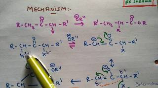 favorskii rearrangement and its mechanism  by pawan kumar for bsc msc JAM amp NET [upl. by Eenad564]