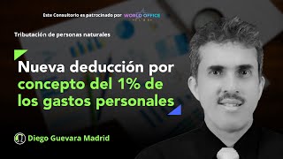 Deducción especial para personas naturales y sucesiones ilíquidas por gastos personales [upl. by Laurinda]