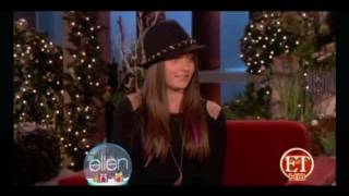 Paris Jackson on the Ellen Show [upl. by Einre]