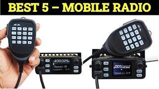 Top 5 Best Mobile Radio of 2024 [upl. by Leicam14]