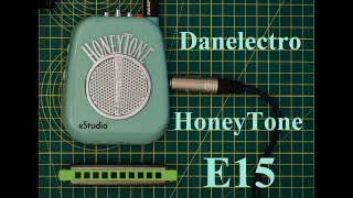 Danelectro Honeytone E15 pocket amplifier  on harmonica [upl. by Novak]