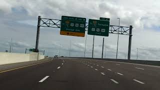 Beachline Expressway FL 528 Exits 1 to 8 eastbound [upl. by Linskey]