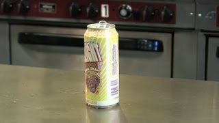 How to Keep a Shaken Beer Can From Overflowing  Beer amp BBQ [upl. by Gunnar257]