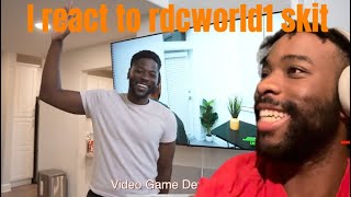 I react to rdcworld1 video game developers skit [upl. by Oznola]