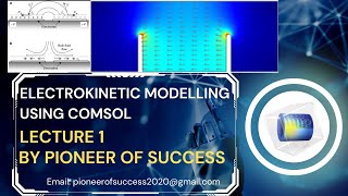 Introduction to Electrokinetic Simulations using COMSOL Electrochemical comsol pos [upl. by Goebel]