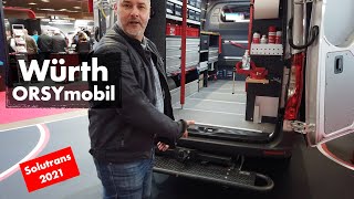 Wurth ORSYmobil à Solutrans 2021 [upl. by Norrej]