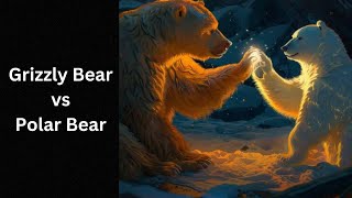 Grizzly Bear vs Polar Bear  A Showdown of Strength MysticalAnimals AnimalPowers NatureSecrets [upl. by Ellahcim]