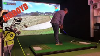 GOLFZON  Golf Baseball and Tennis Simulators CES 2019 [upl. by Anitap688]