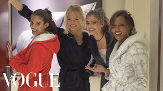 Victoria’s Secret Angels Sleepover Taylor Hill Jasmine Tookes and More Prep for the 2016 Show [upl. by Nosila]