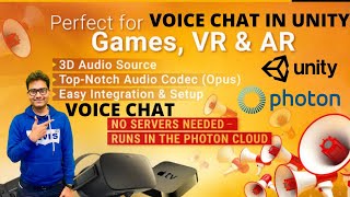 Multiplayer Voice Chat In Unity Using Photon Unity Network Voice Pun2 Voice  Nested Mango [upl. by Hgielime]