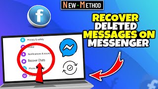 How To Recover Deleted Messages On Messenger PCLaptop 2024  Quick amp Easy [upl. by Yim]