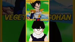 VEGETA VS GOHAN  KatonPodcast animes dragonball dragonballz vegeta shorts [upl. by Ennaeilsel]