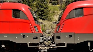 Hoppla Stahlzug mit ANFAHRPROBLEMEN am Brenner [upl. by Flam]