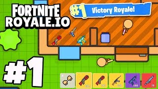 FORTNITEIO  NEW io Battle Royale Game MUST SEE [upl. by Oemac]